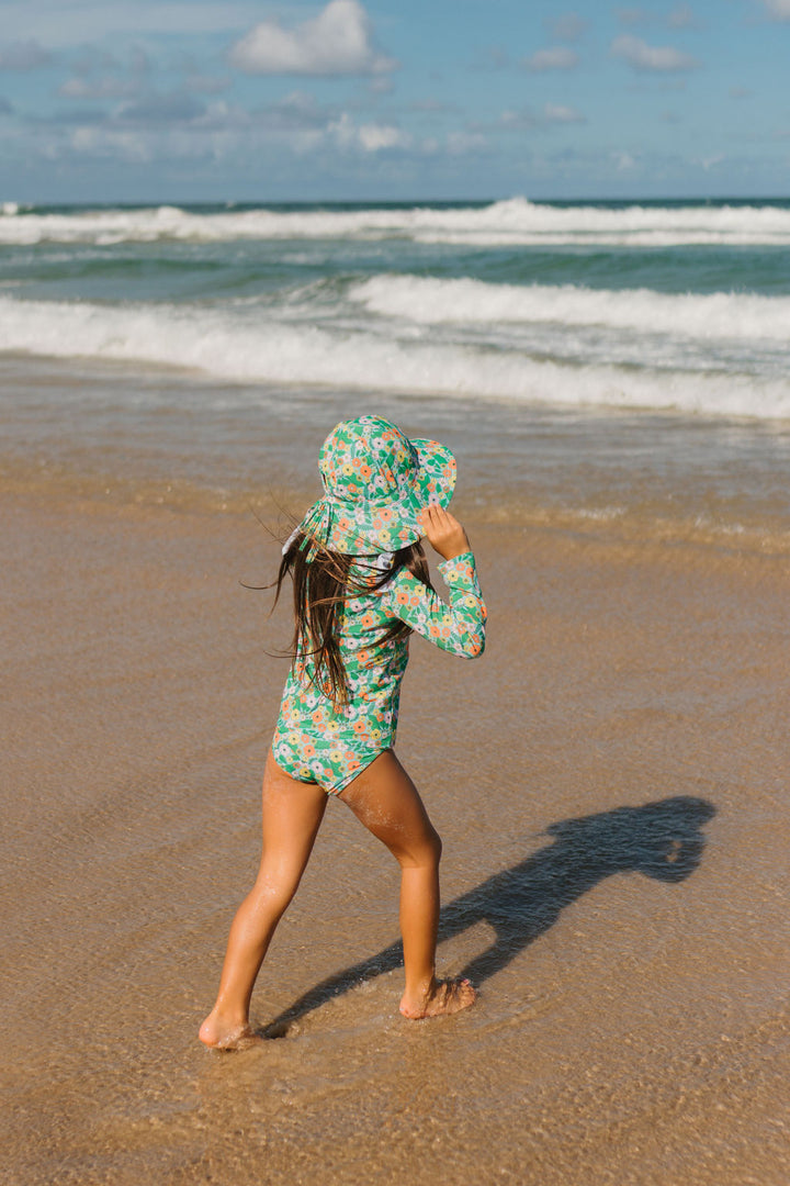 Acorn Eden UPF 50+ Rashie Zip Top and Bottoms