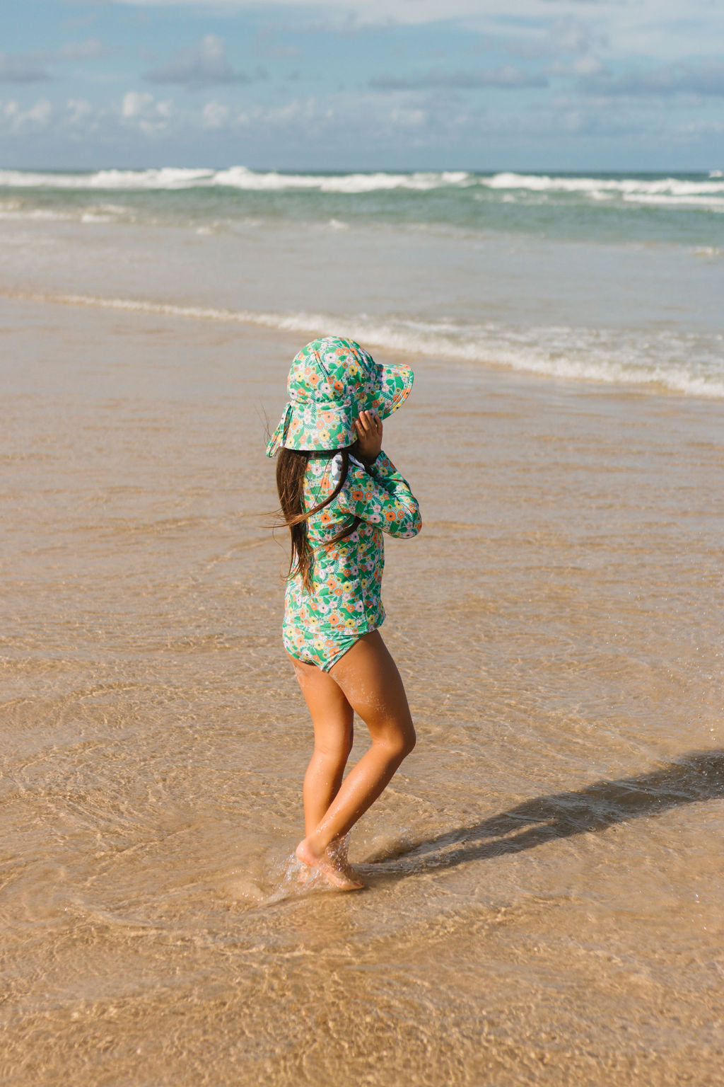Acorn Eden UPF 50+ Rashie Zip Top and Bottoms
