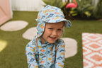 Pool Floats UPF 50+ Zip Rashie Top and Shorts
