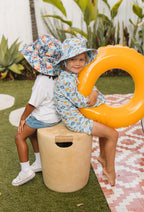 Pool Floats UPF 50+ Zip Rashie Top and Shorts