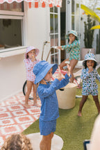Gone Fishing UPF 50+ Zip Rashie Top and Shorts