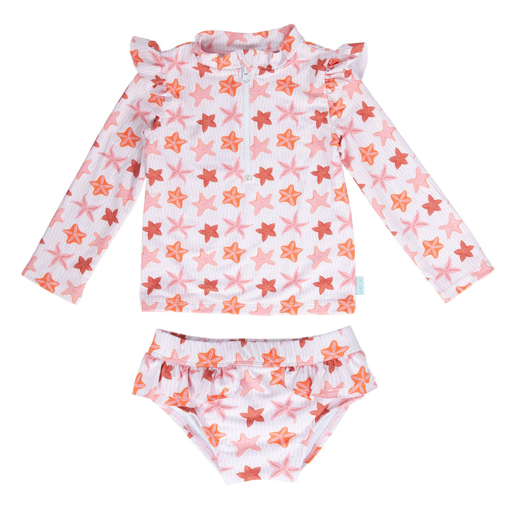 Acorn Starfish UPF 50+ Zip Rashie Top and Bottoms