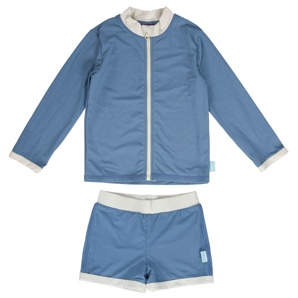Acorn Atlantic UPF 50+ Zip Rashie Top and Shorts