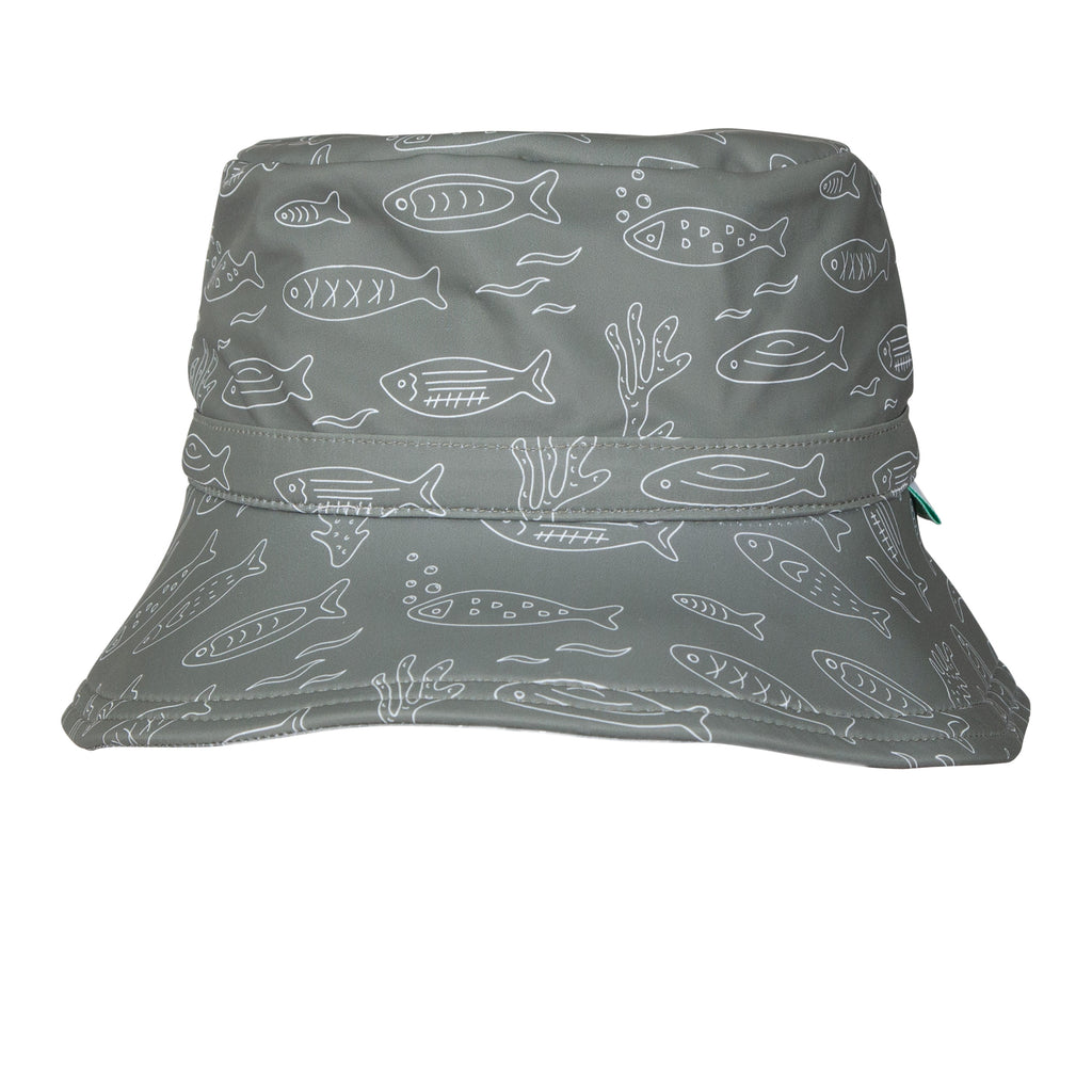 School Of Fish Wide Brim Swim Bucket Hat