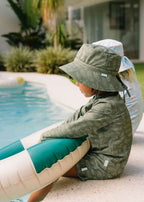 School Of Fish Wide Brim Swim Bucket Hat