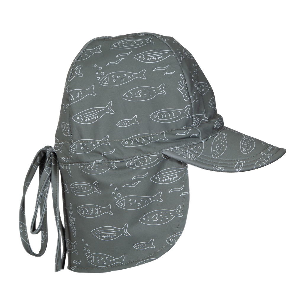 School Of Fish Swim Flap Cap