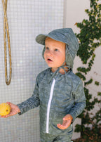 School Of Fish Swim Flap Cap