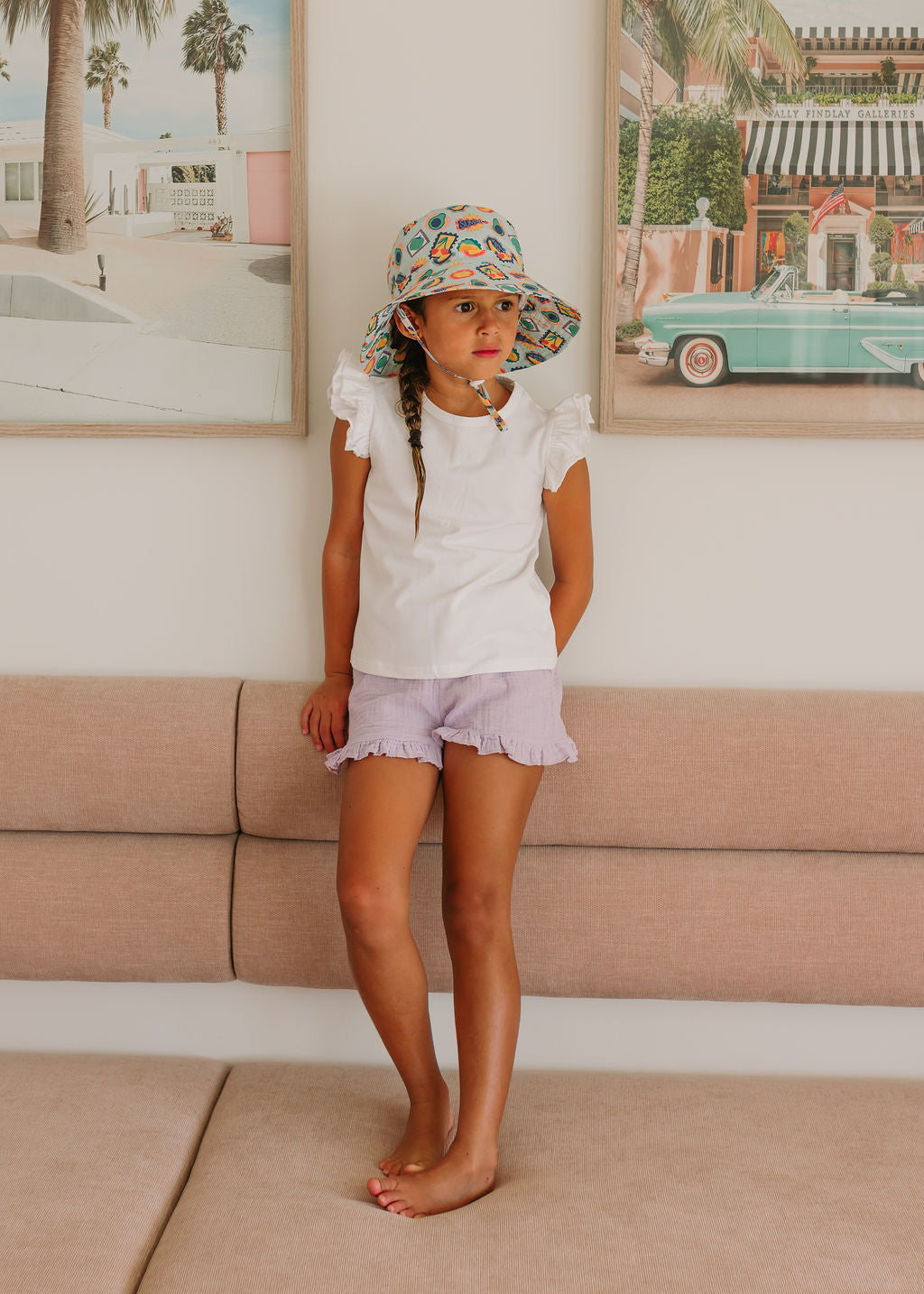 Road Trip Wide Brim Bucket Hat