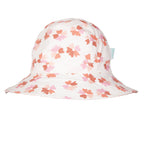 Coral Bloom Reversible Wide Brim Sunhat