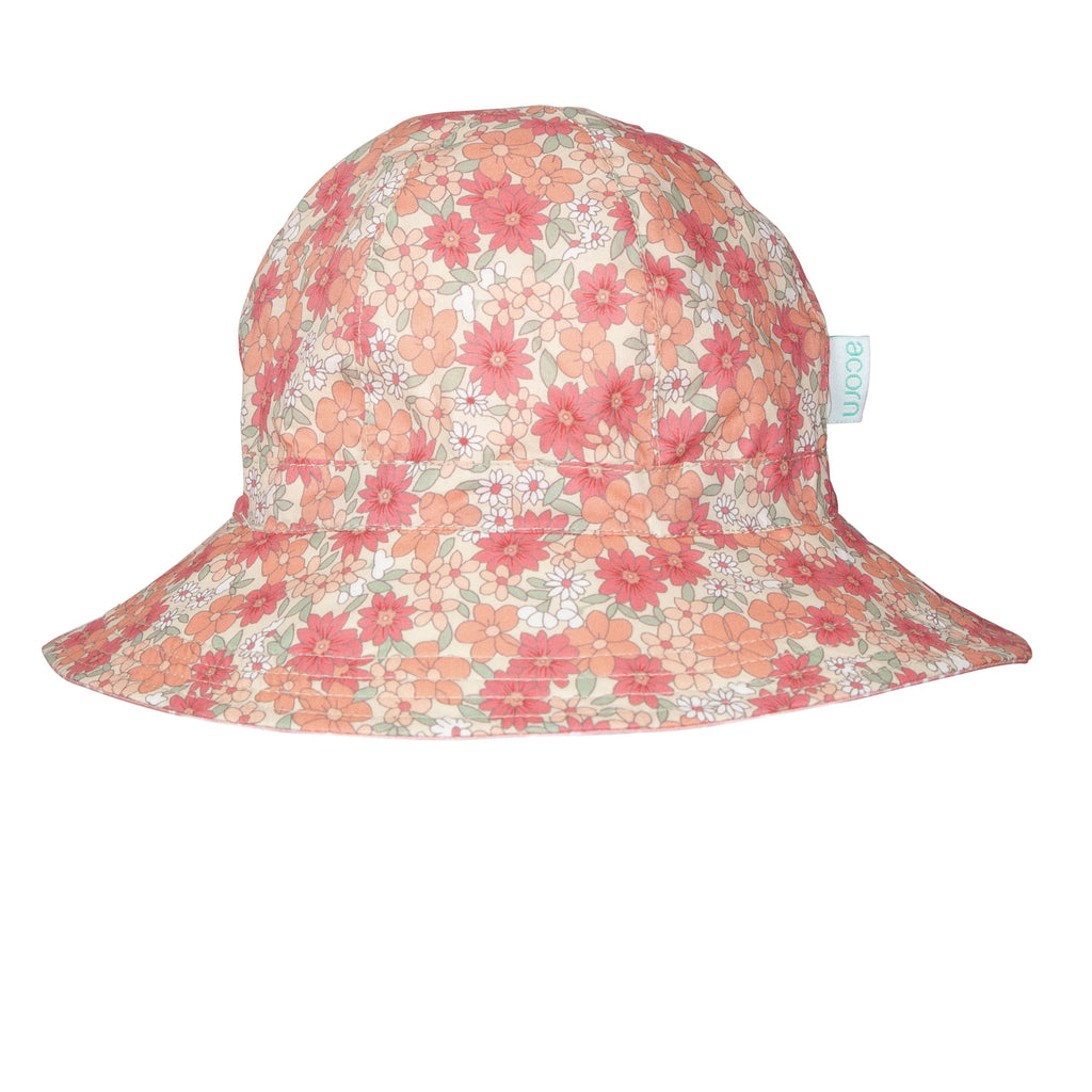 Desert Flowers Wide Brim Reversible Sunhat