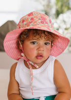 Desert Flowers Wide Brim Reversible Sunhat