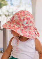 Desert Flowers Wide Brim Reversible Sunhat