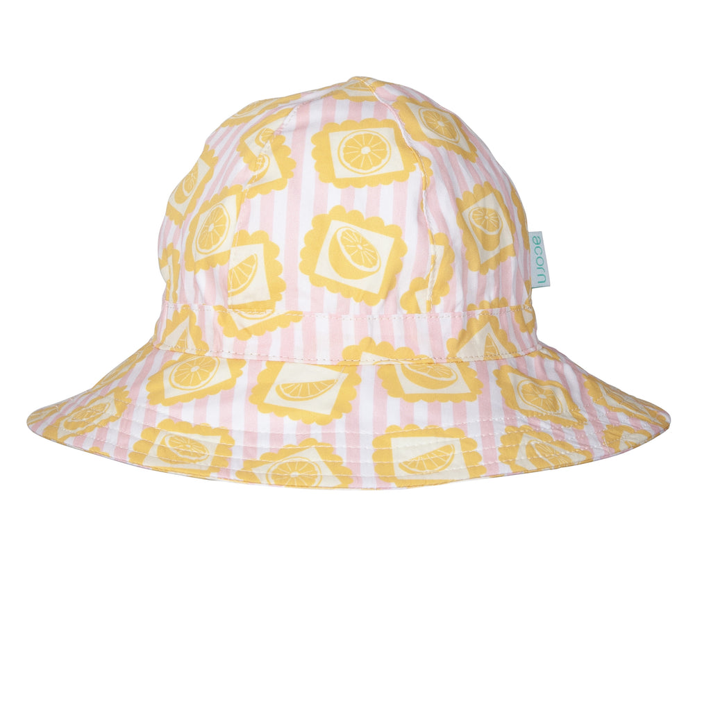 Lemonade Stripe Wide Brim Sunhat