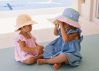 Lemonade Stripe Wide Brim Sunhat