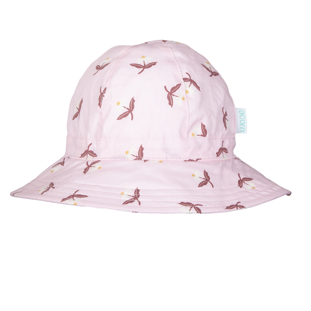 Blush Daisy Wide Brim Sunhat
