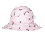 Blush Daisy Wide Brim Sunhat