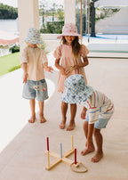 Blush Daisy Wide Brim Sunhat