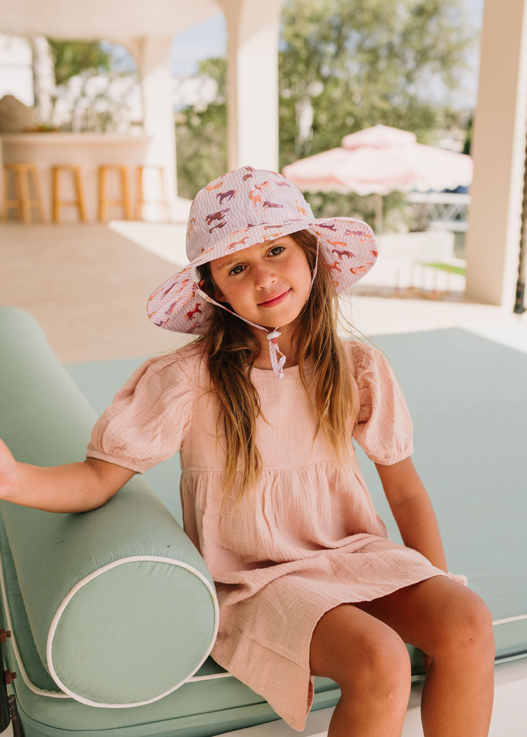 Lilac Unicorn Wide Brim Sunhat