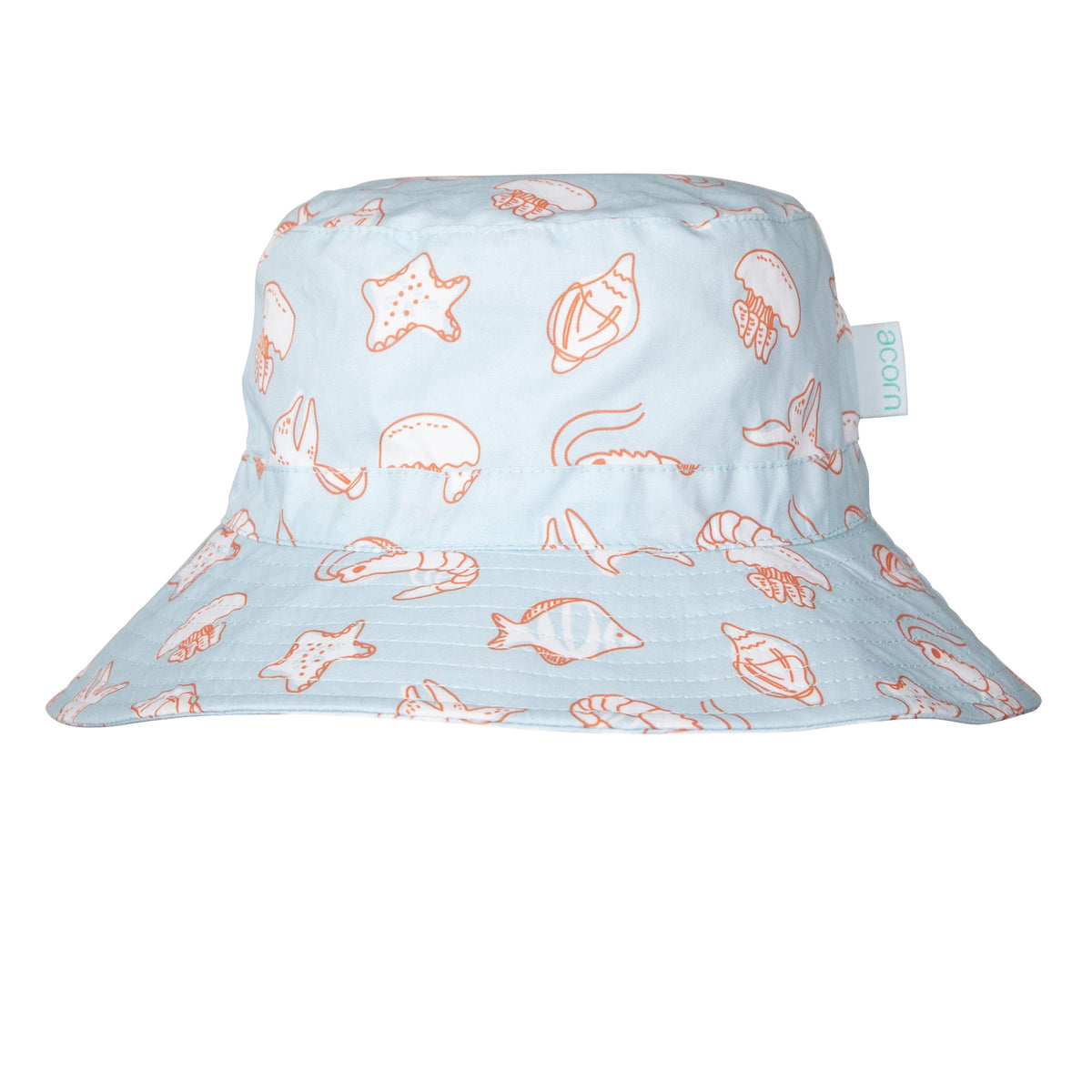 Marine Friends Wide Brim Bucket Hat