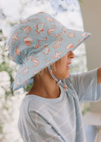 Marine Friends Wide Brim Bucket Hat