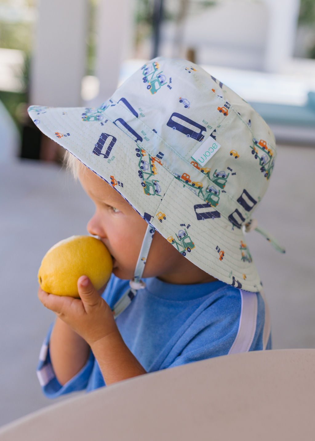 Beep Beep Wide Brim Bucket Hat