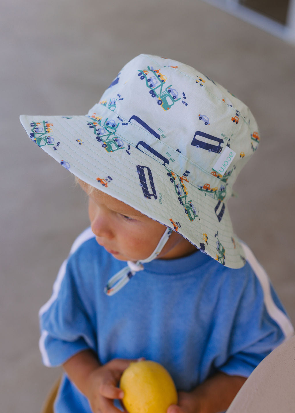 Beep Beep Wide Brim Bucket Hat