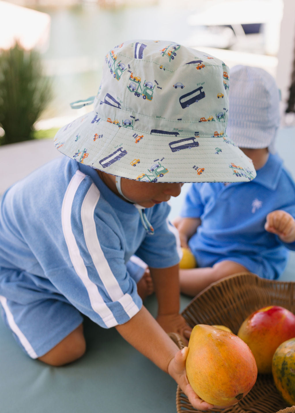 Beep Beep Wide Brim Bucket Hat