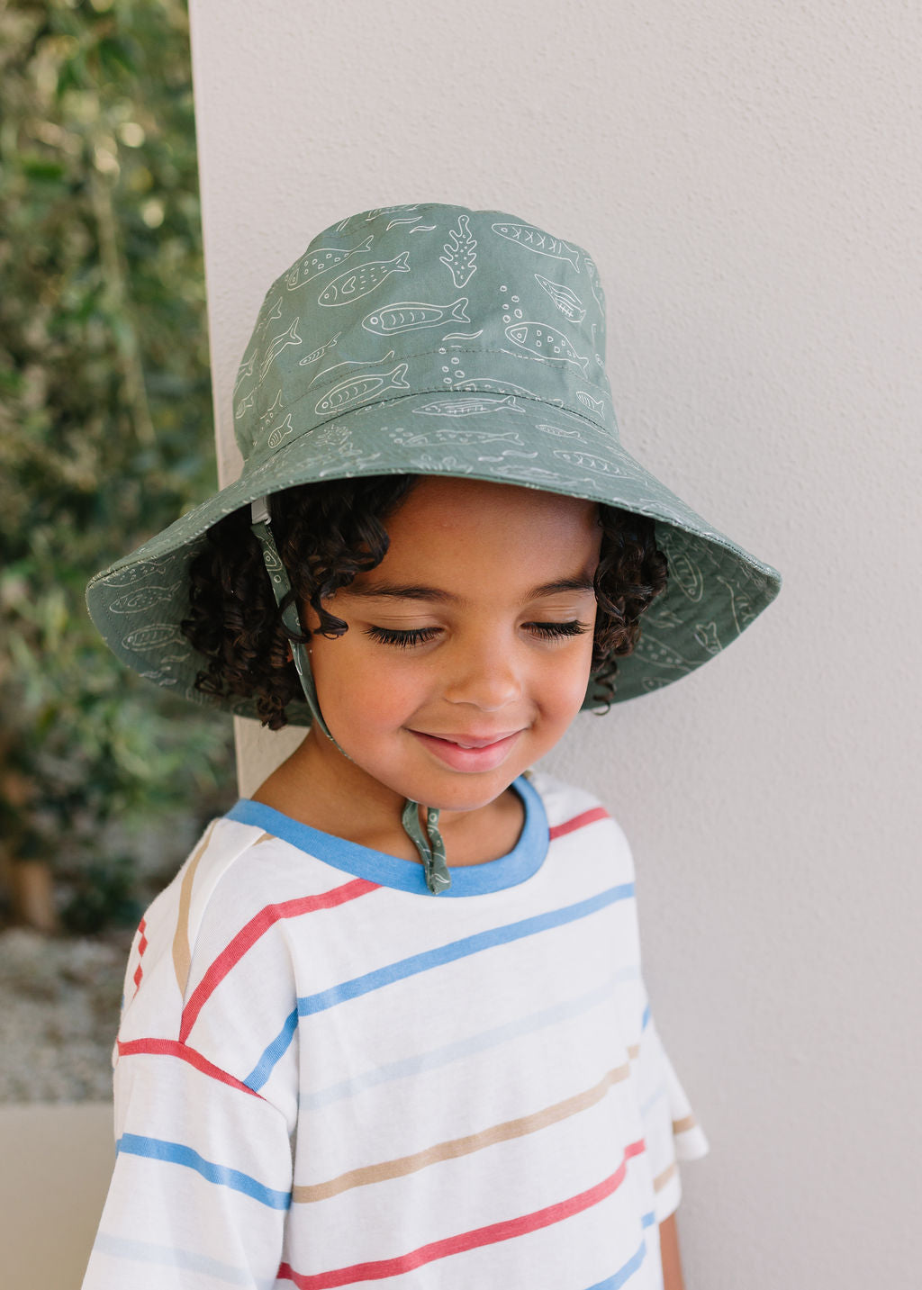 School Of Fish Wide Brim Bucket Hat