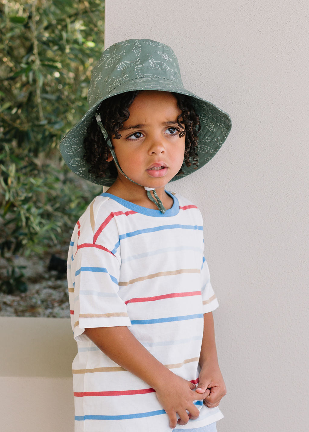 School Of Fish Wide Brim Bucket Hat