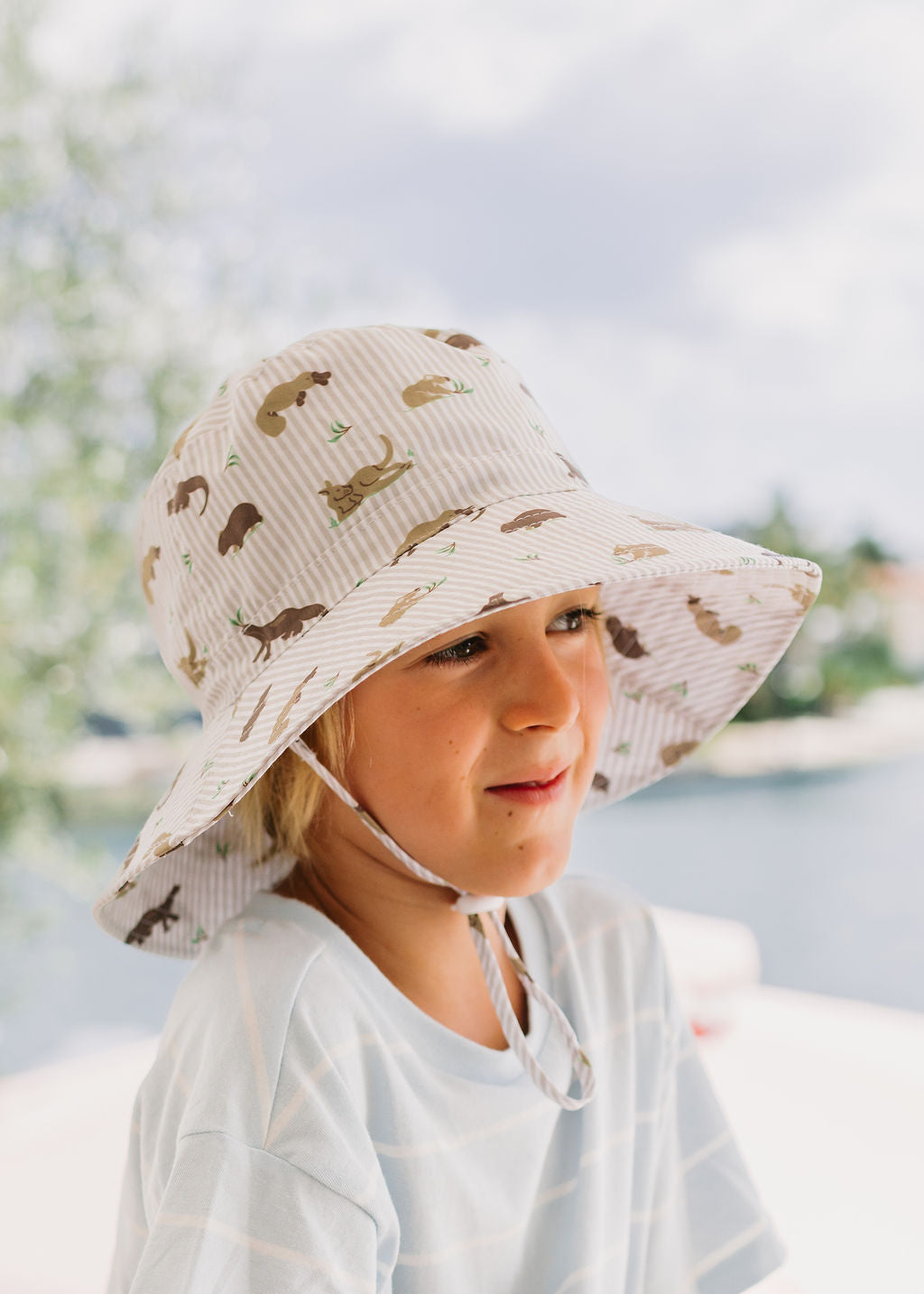 Outback Pals Wide Brim Bucket Hat