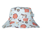 Farmyard Wide Brim Bucket Hat