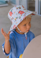 Farmyard Wide Brim Bucket Hat