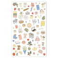 Illustrated Stickers | Daily Life | 2 Sheets | 2024