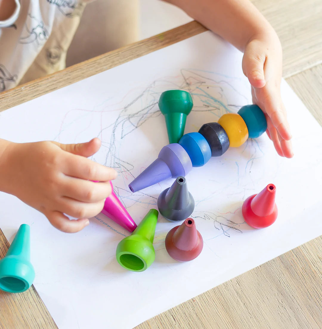Stackable Crayons - Retro Rainbow
