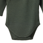 Merino Essentials Longsleeve Kimono Bodysuit Thyme