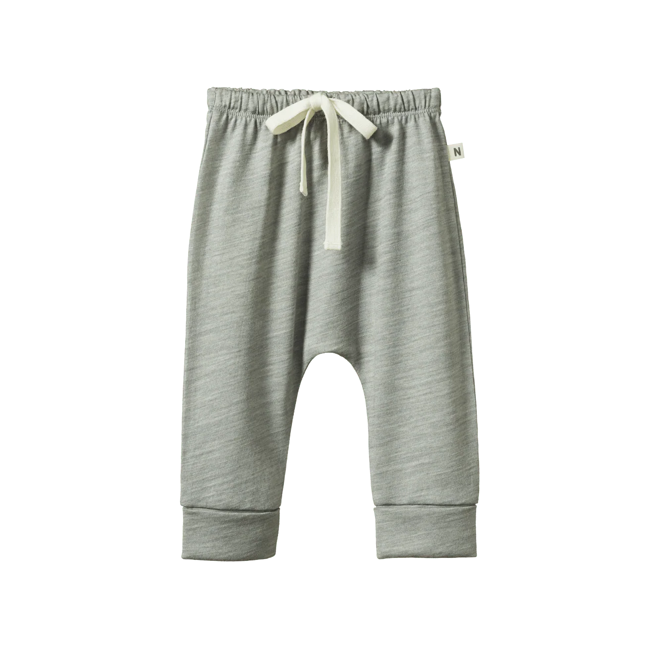 Merino Essentials Drawstring  Pants - Grey Marl