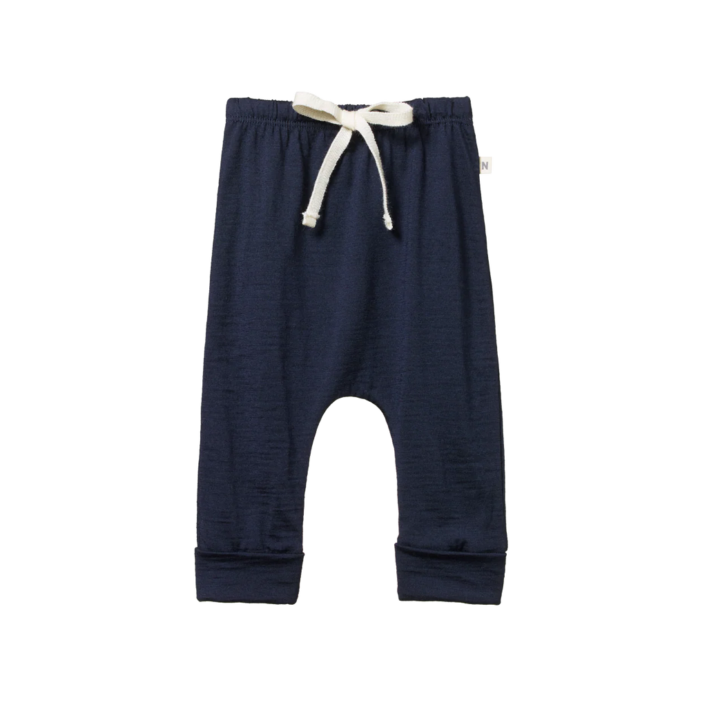 Merino Essentials Drawstring Pants - Navy