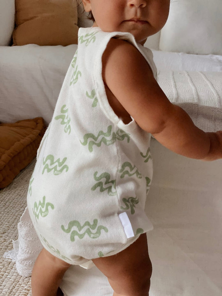 Ziggy Lou - Summer Bubble Romper | Waves