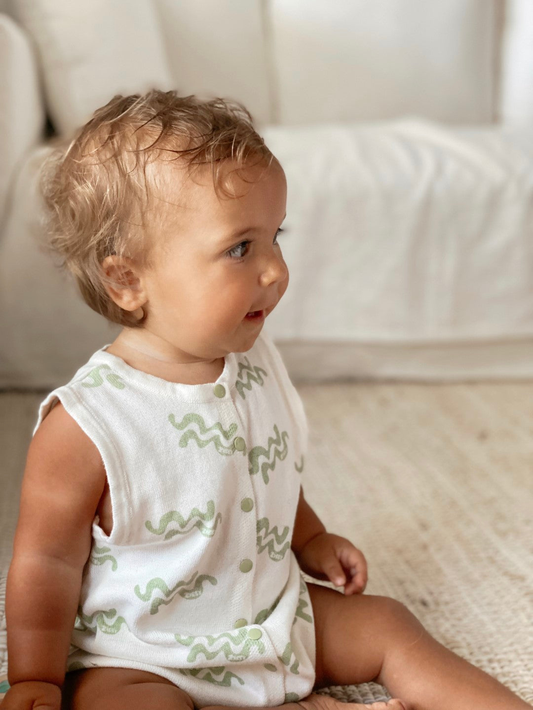 Ziggy Lou - Summer Bubble Romper | Waves