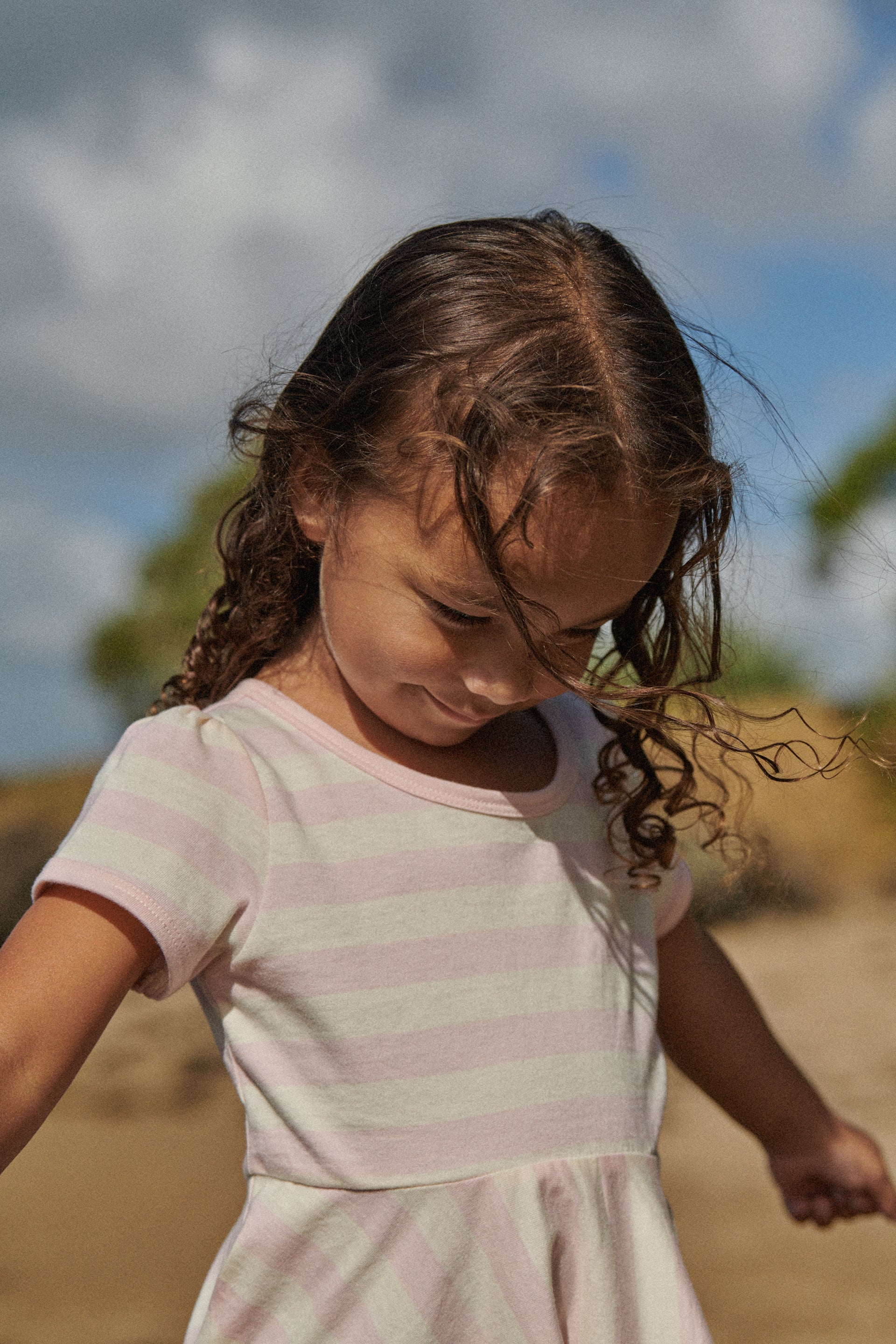 Nature Baby Seaside Dress - Cotton Candy Stripe