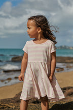 Seaside Dress - Cotton Candy Stripe
