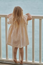 Bonnie Dress Seersucker - Golden Stripe