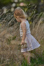 Orchard Skirt Seersucker - Golden Stripe