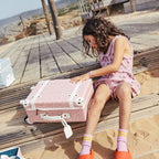 See-ya Suitcase - Pink Daisies