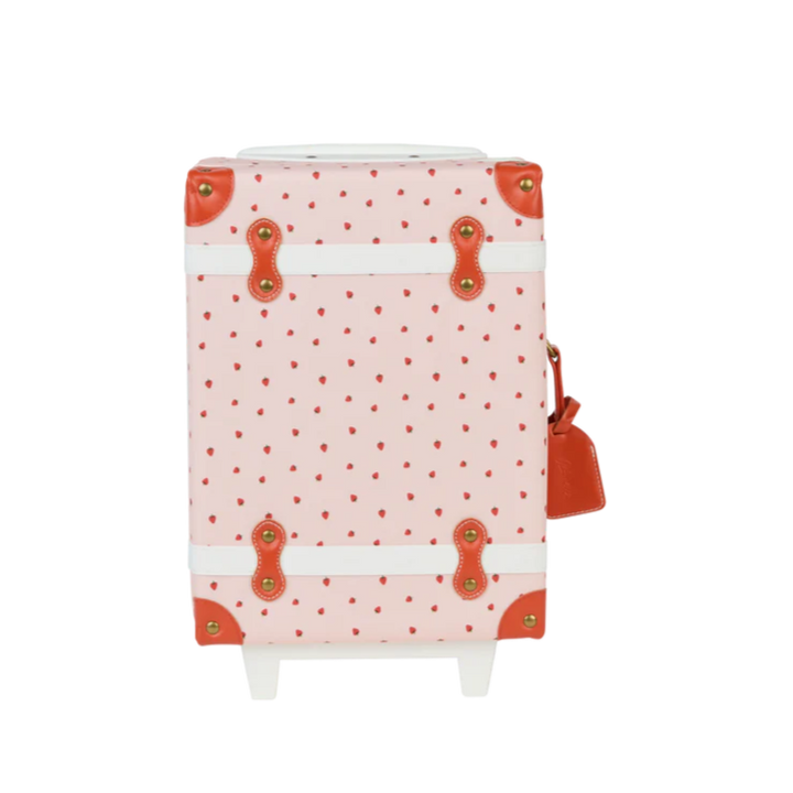 Olli Ella See-Ya Suitcase - Strawberry