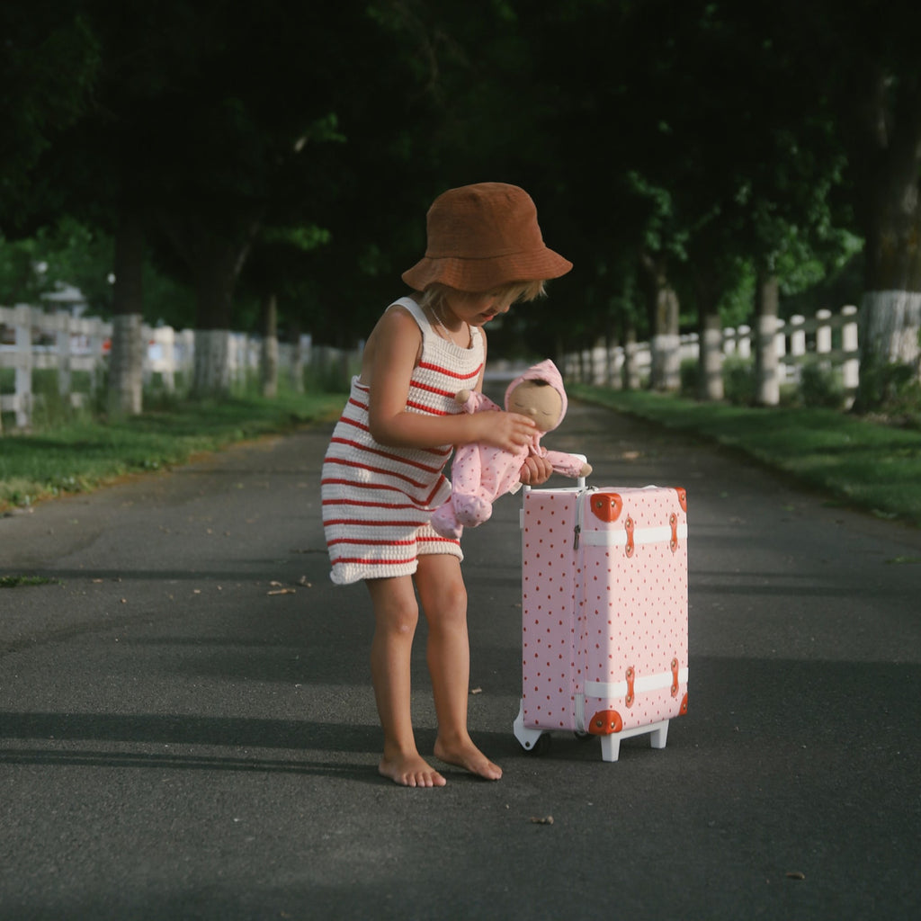 See-Ya Suitcase - Strawberry