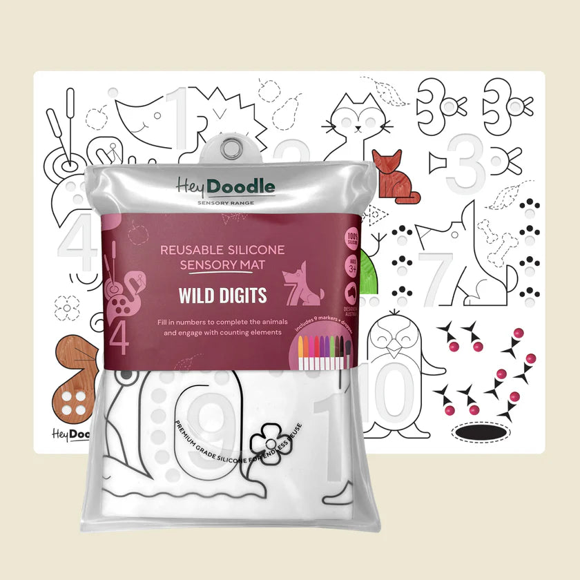 Sensory Mat Wild Digits