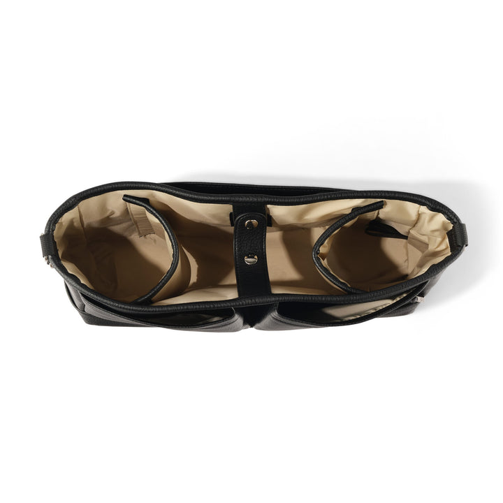 OiOi Stroller Organiser - Black Dimple