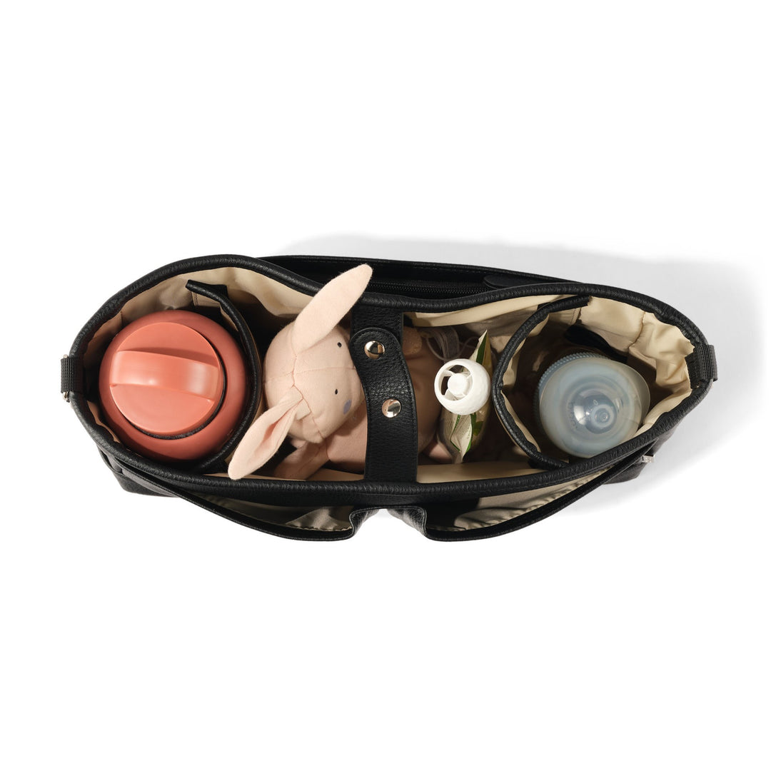 OiOi Stroller Organiser - Black Dimple