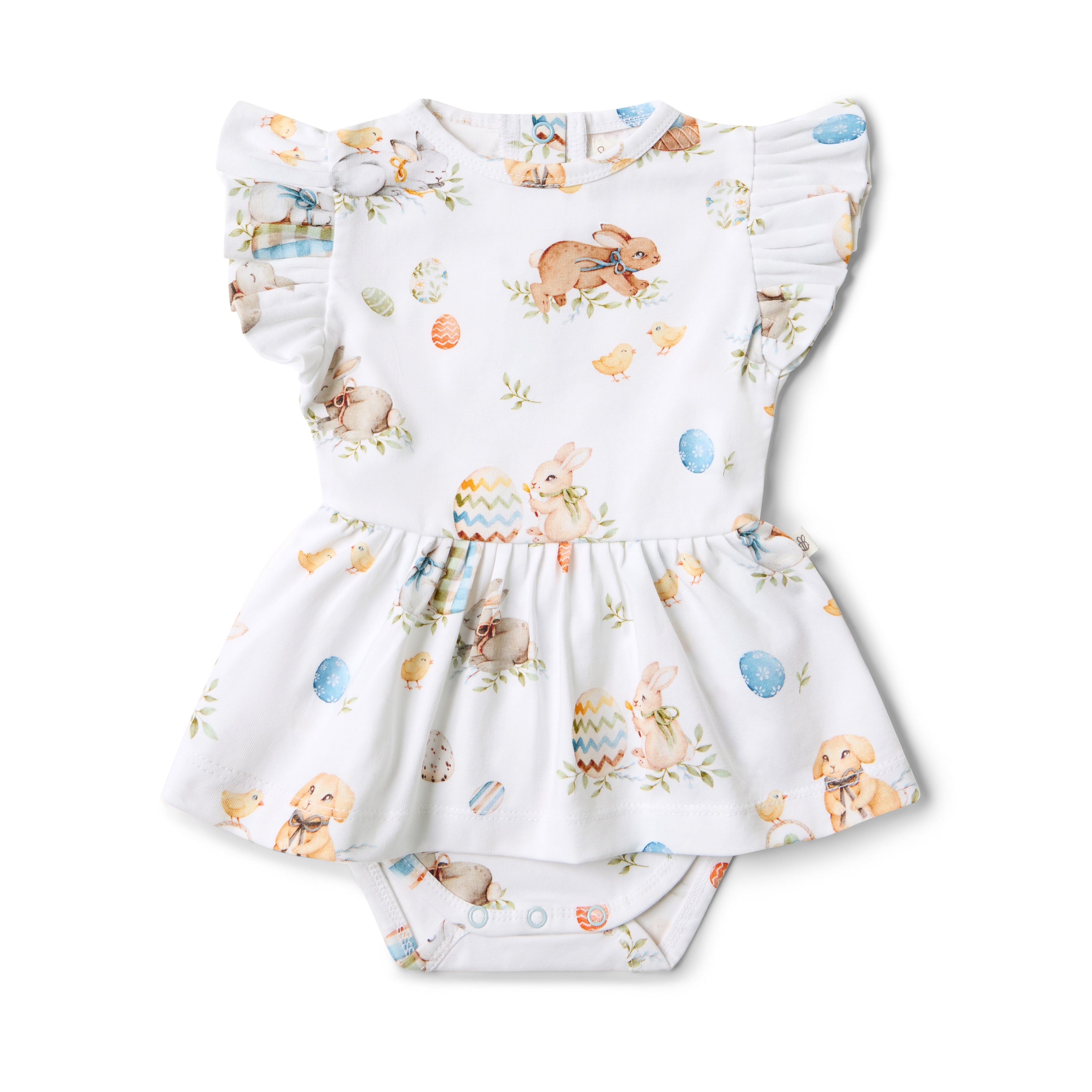 Flopsy Bunnies Short Sleeve Organic Dress